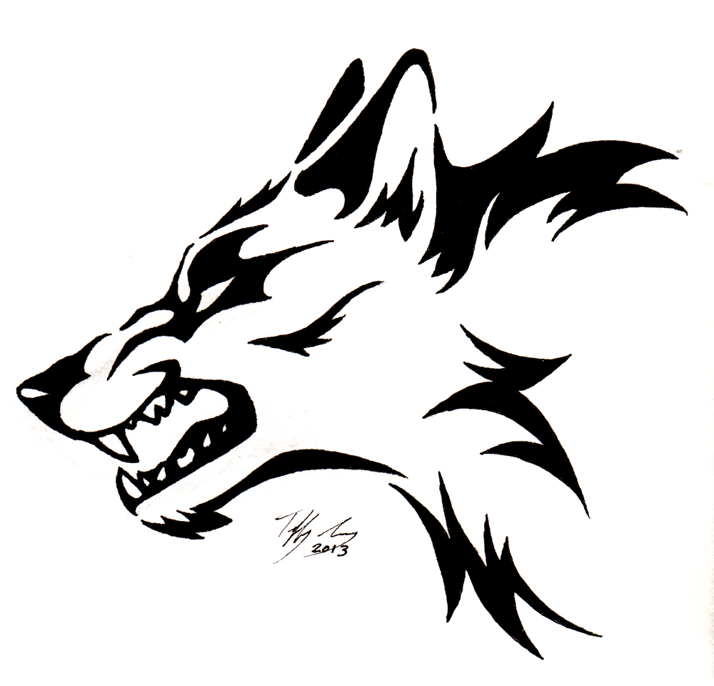 1000x960 drawn werewolf face - Werewolf Face Drawing