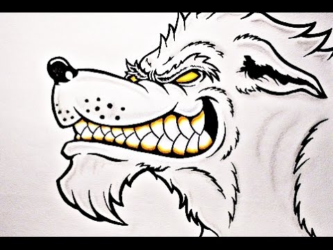 480x360 how to draw werewolf head - Werewolf Head Drawing