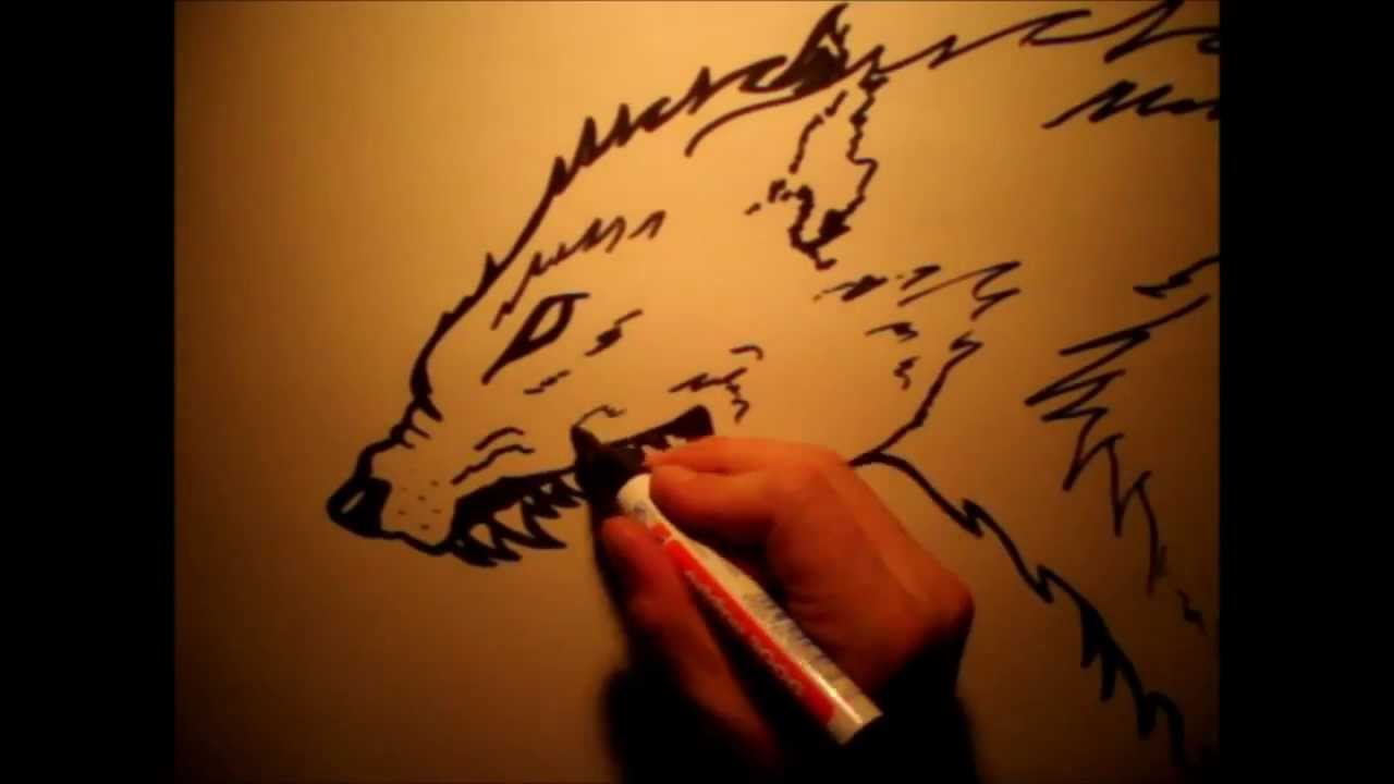 1280x720 how to draw a werewolf head - Werewolf Head Drawing