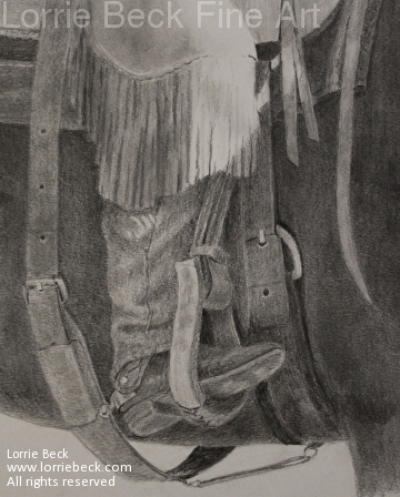 360x448 Lorrie Beck - Western Cowboy Drawings