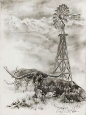 169x225 western pencil art in art drawings for sale ebay - Western Drawings