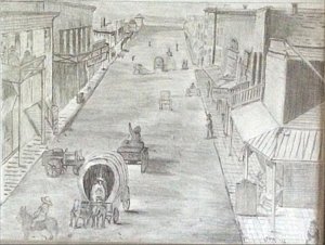 300x226 Old West Town Drawings Fine Art America - Western Town Drawing