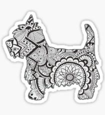210x230 westie drawing stickers redbubble - Westie Drawing