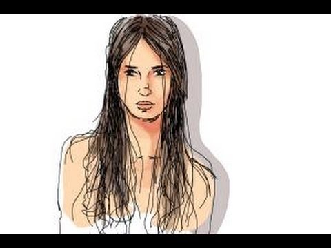 480x360 how to draw wet hair - Wet Hair Drawing