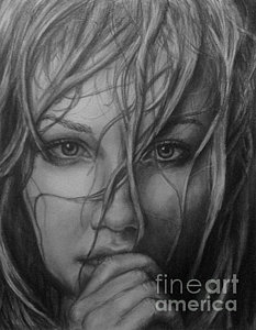 233x300 wet hair paintings - Wet Hair Drawing