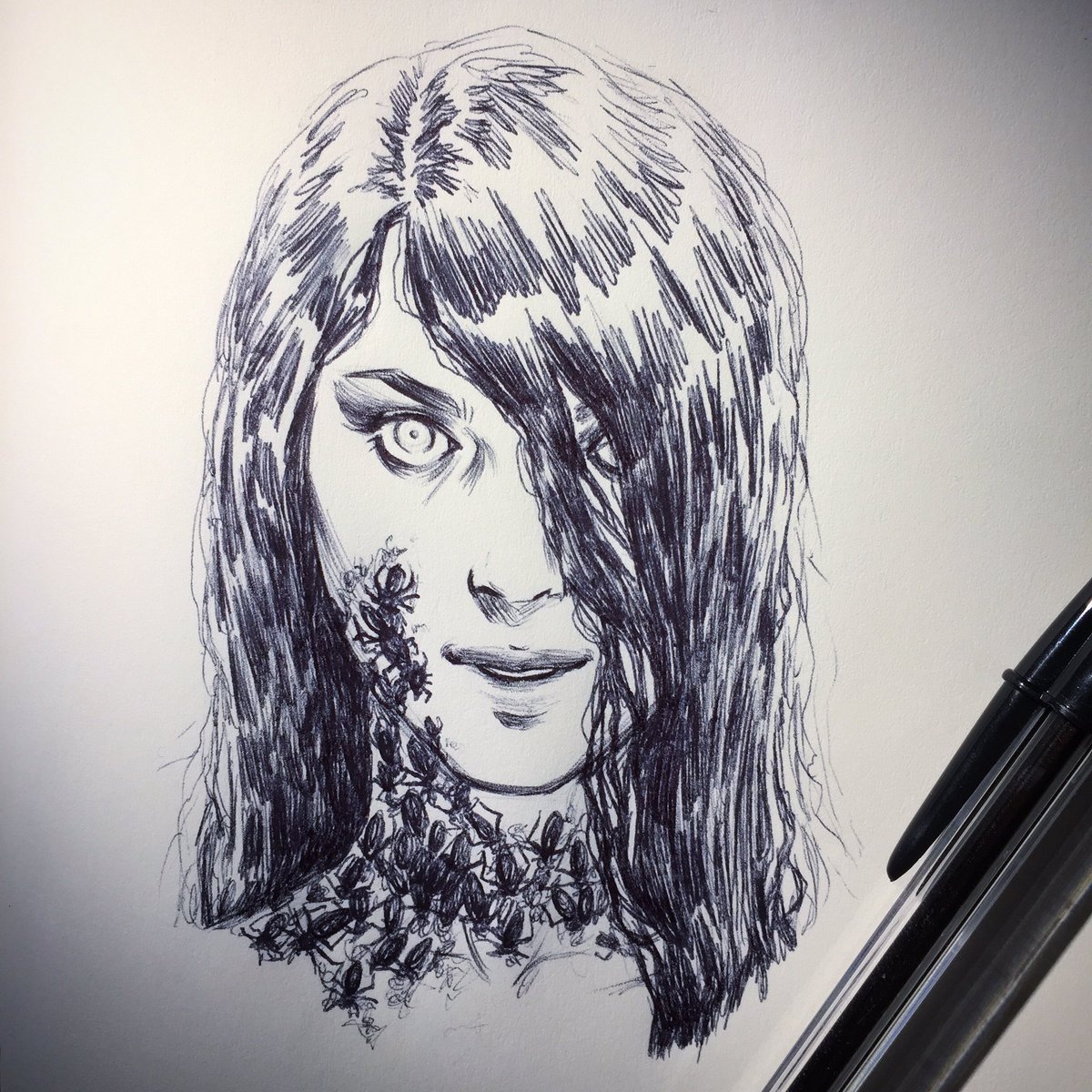 1200x1200 anna steinbauer on twitter wet hair and creepy crawlies - Wet Hair Drawing