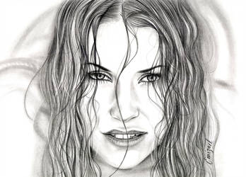 348x250 wet hair - Wet Hair Drawing