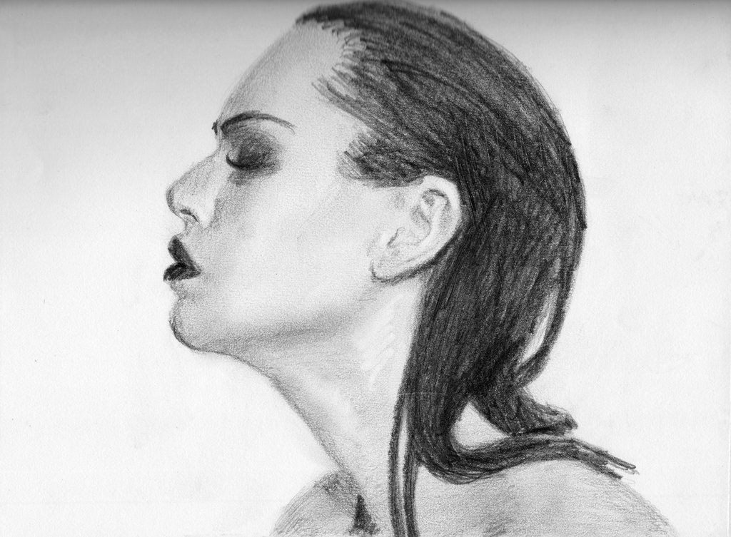 1024x753 wet hair - Wet Hair Drawing