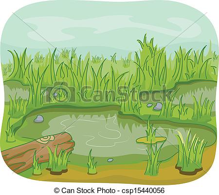 450x401 wetland clipart - Wetland Drawing