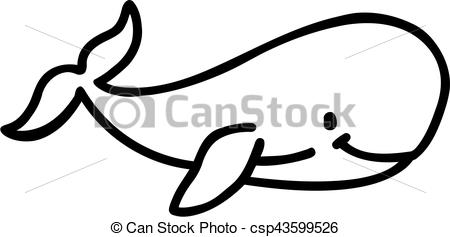 450x237 Whale Cartoon Contour - Whale Cartoon Drawing