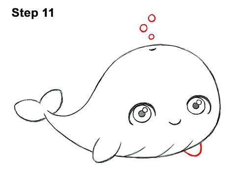 500x386 how to draw a whale combined with how to draw a whale for make - Whale Drawing Cute