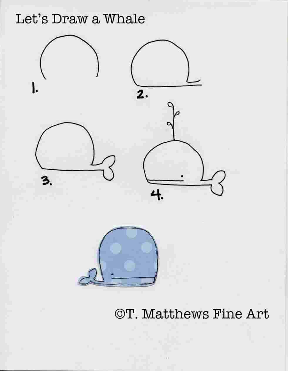 981x1264 to draw a whale drawing children easy rhyoutubecom - Whale Drawing Easy