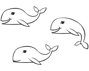 300x240 Whale Stock Photos And Royalty Free Images, Vectors - Whale Outline Drawing