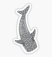 210x230 Whale Shark Drawing Stickers Redbubble - Whale Shark Drawing