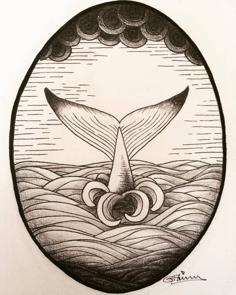 800x1000 stormy whale tail - Whale Tail Drawing