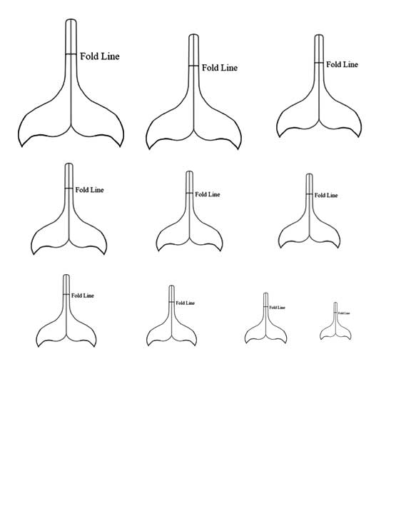 576x720 whale's tail pendant pattern - Whale Tail Drawing