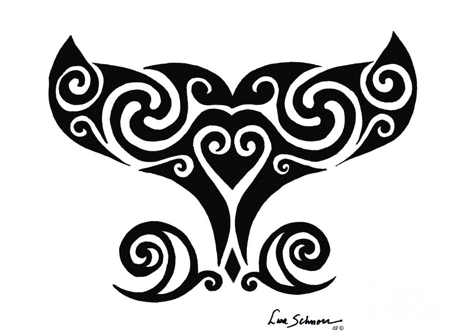 900x653 Whale Tail Drawing - Whale Tail Drawing