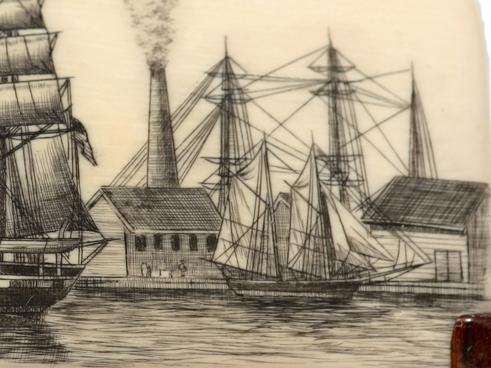 1000x750 Salman Rashidi - Whaling Ship Drawing