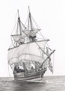 214x300 Whaling Drawings Fine Art America - Whaling Ship Drawing