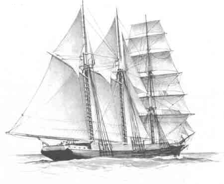 450x371 Drawing Ships - Whaling Ship Drawing