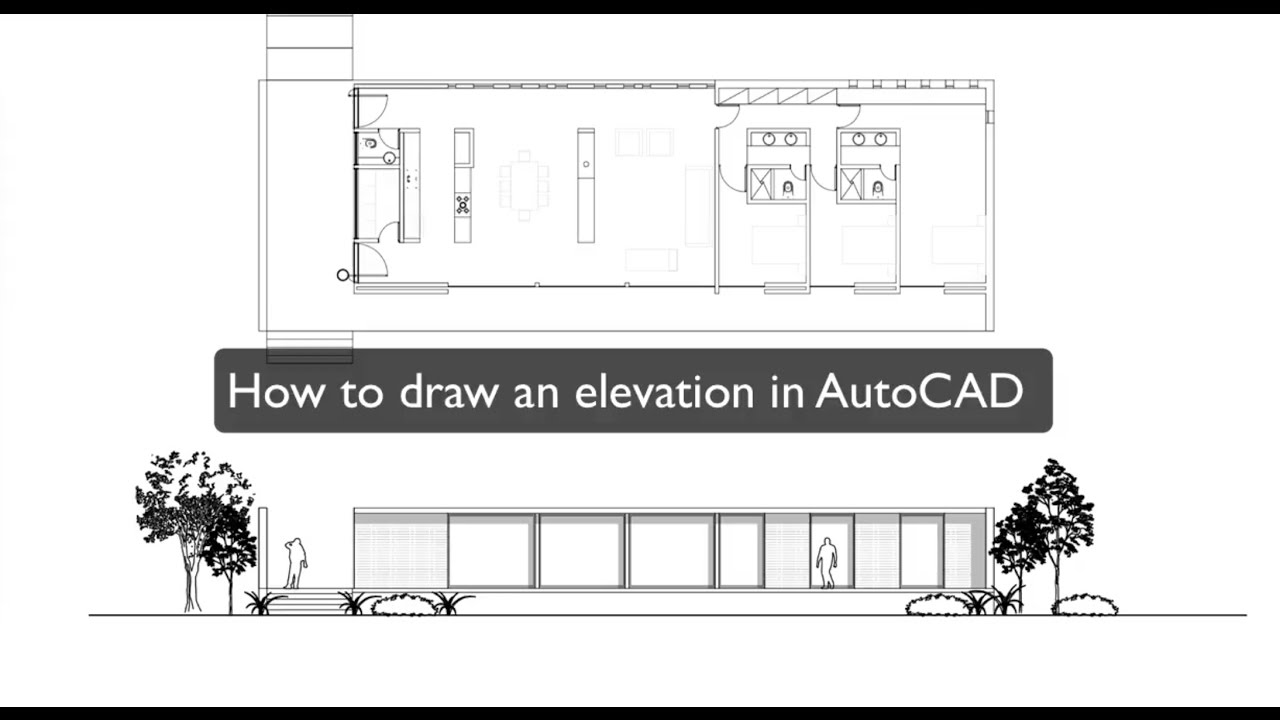 1280x720 how to draw an elevation in autocad - What Is An Elevation Drawing