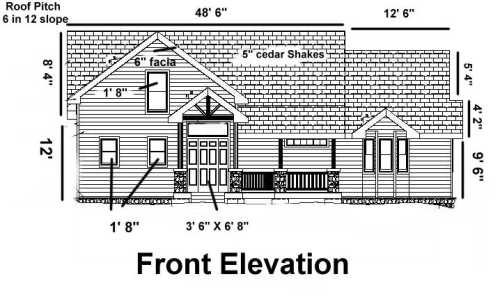 500x299 what is front elevation - What Is An Elevation Drawing