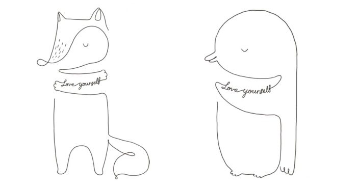 700x367 simple line art to remind you to love yourself more every day - What Is Line Drawing