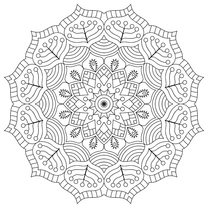 700x700 Mandala Drawing - What Is Mandala Drawing