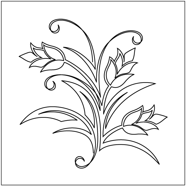 600x599 Wheat Stalk - Wheat Stalk Drawing