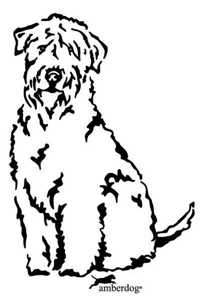 400x603 wheaten terrier drawing - Wheaten Terrier Drawing
