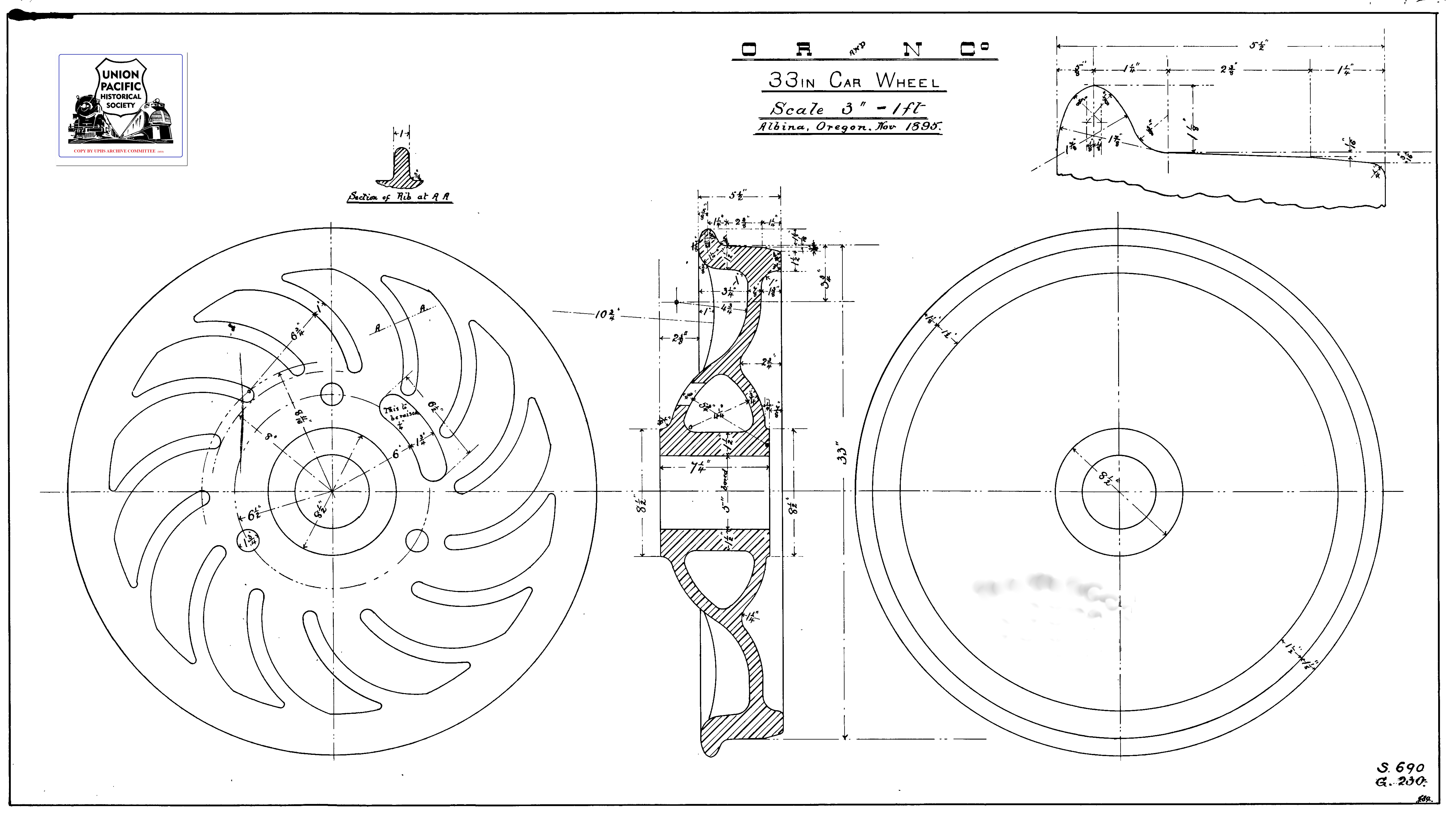 9727x5455 An Old Uprr Wheel Drawing Union Pacific Drawing Trivia - Wheel Drawing