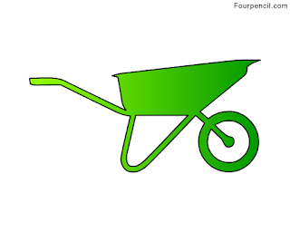 Wheelbarrow Drawing at PaintingValley.com | Explore collection of
