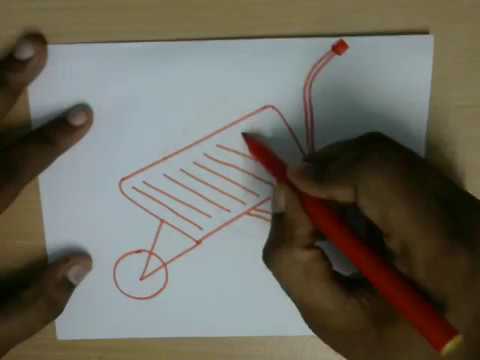 480x360 How To Draw A Wheelbarrow Easy Step - Wheelbarrow Drawing