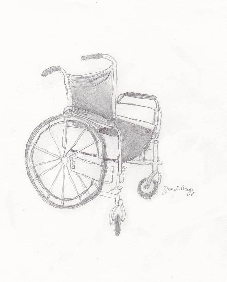 Wheelchair Drawing at PaintingValley.com | Explore collection of
