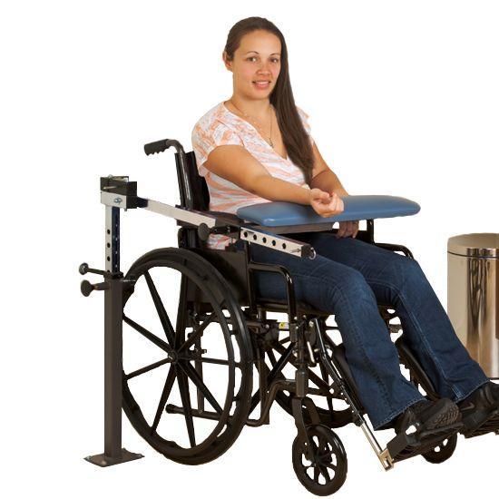 550x550 clinton wheelchair blood drawing station - Wheelchair Drawing