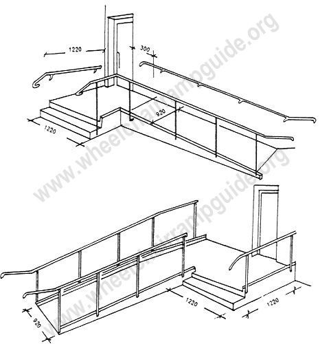466x500 wheelchair ramp plans available online for the garage home - Wheelchair Ramp Drawings