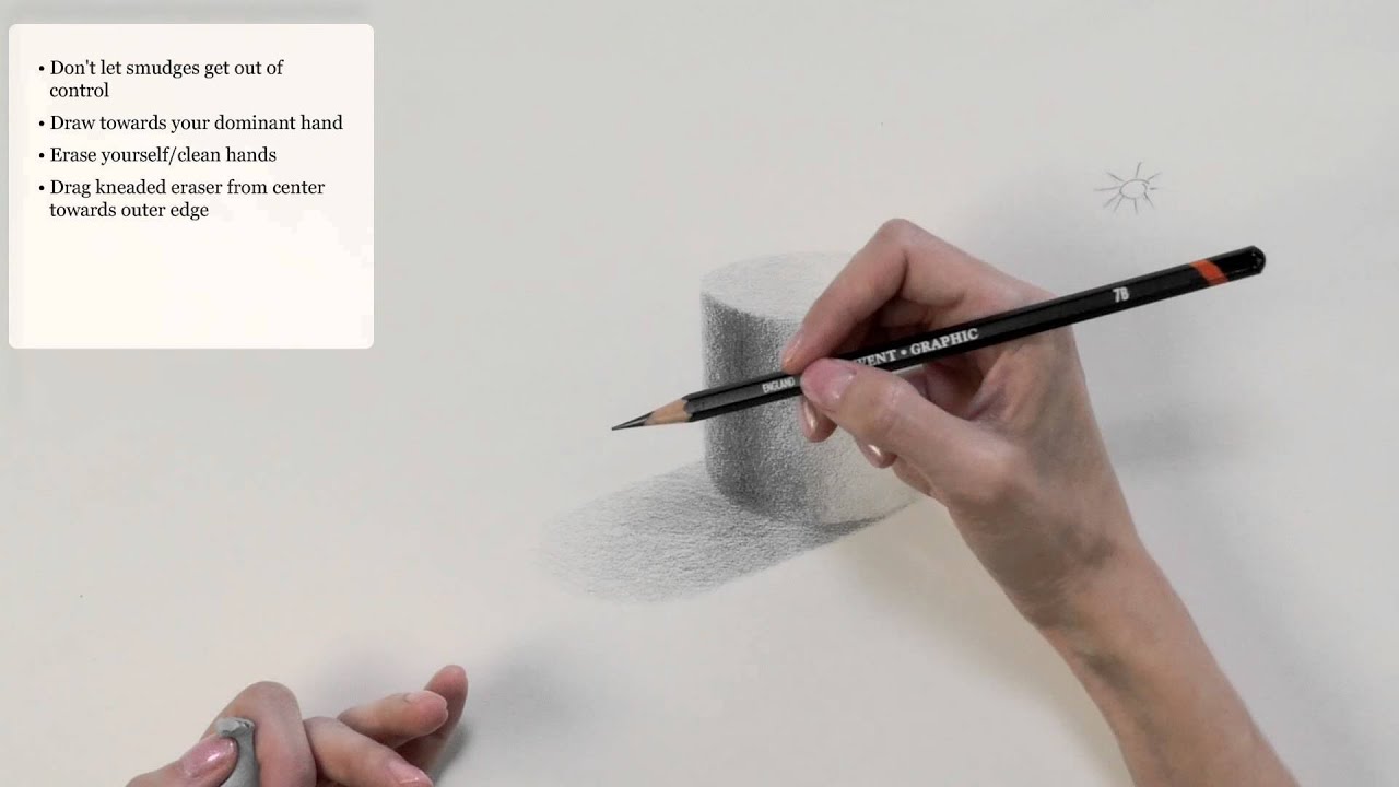 1280x720 How To Prevent Smudges While Using Graphite Pencils - While Drawing