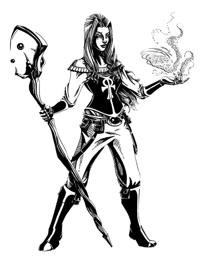 695x900 thc stock art mage casting whirlwind - Whirlwind Drawing