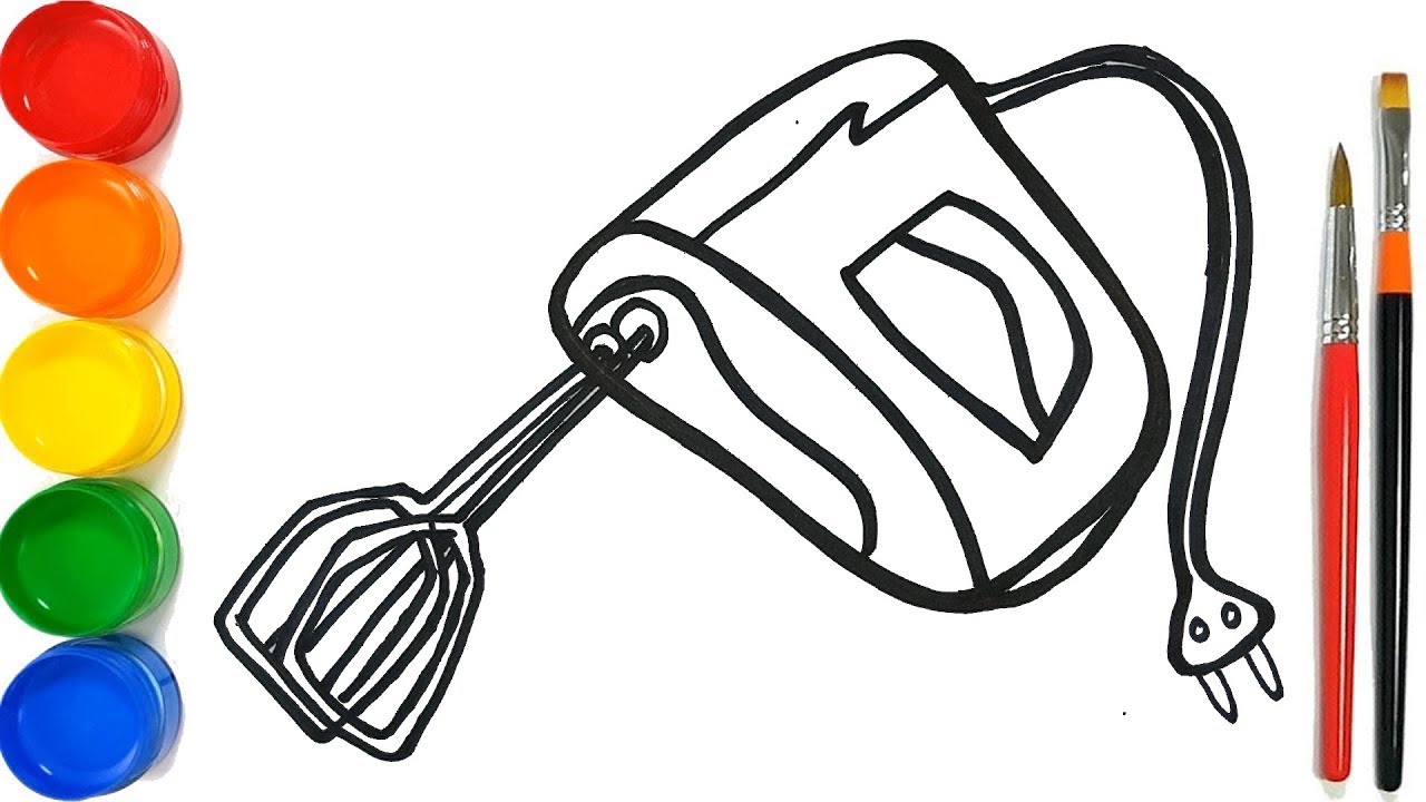 1280x720 glitter whisk toys coloring and drawing for kids, toddlers - Whisk Drawing