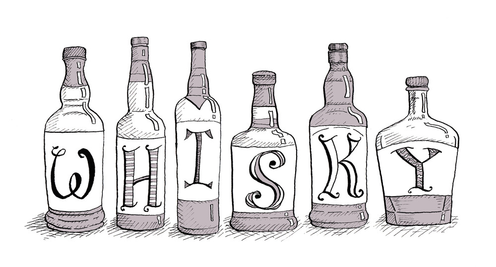 1000x539 Alcohol Drawing Scotch Bottle For Free Download - Whiskey Bottle D...