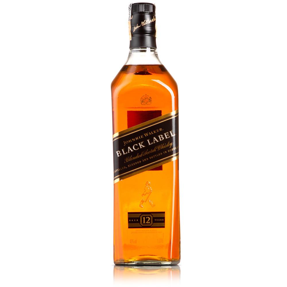 1000x1000 johnnie walker black label year scotch - Whiskey Bottle Drawing