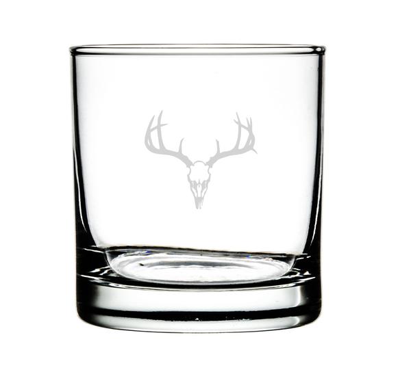600x547 deer skull whiskey glass cascade provisions - Whiskey Glass Drawing