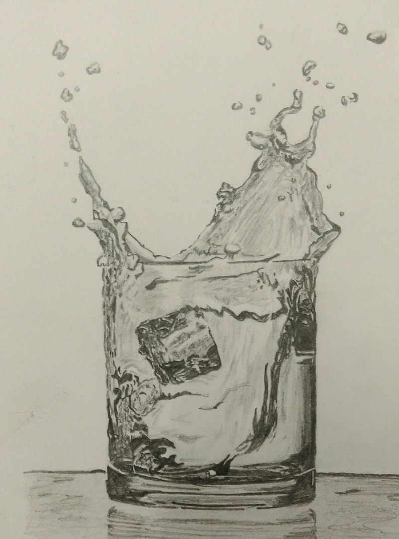 800x1080 a glass of whiskey - Whiskey Glass Drawing