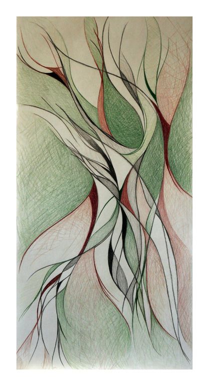 417x770 Whisper Drawing In Zentangle Art Form Abstract Pencil - Whisper Drawing