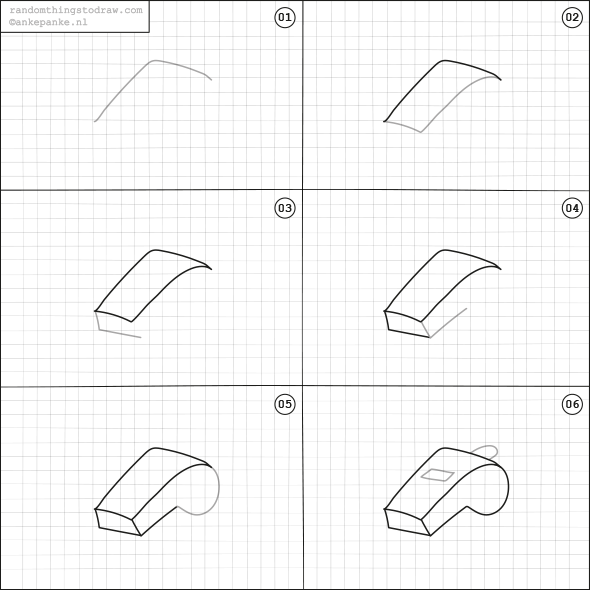 590x590 How To Draw A Whistle Drawing - Whistle Drawing