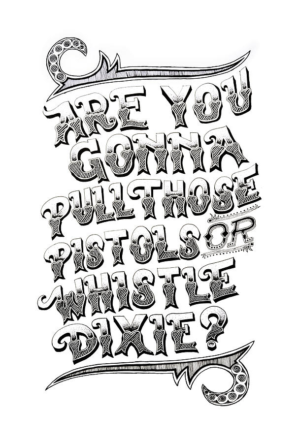 605x900 Whistle Dixie Drawing - Whistle Drawing
