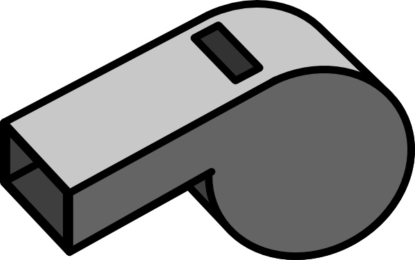600x376 Whistle Clip Art Free Vector In Open Office Drawing - Whistle Drawing