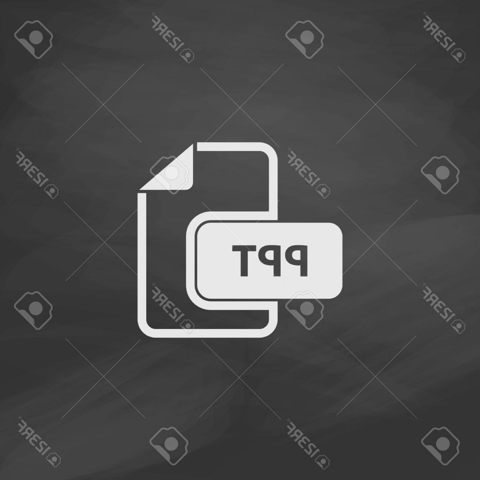 1560x1560 photostock vector ppt simple vector button imitation draw icon - White Chalk Drawings