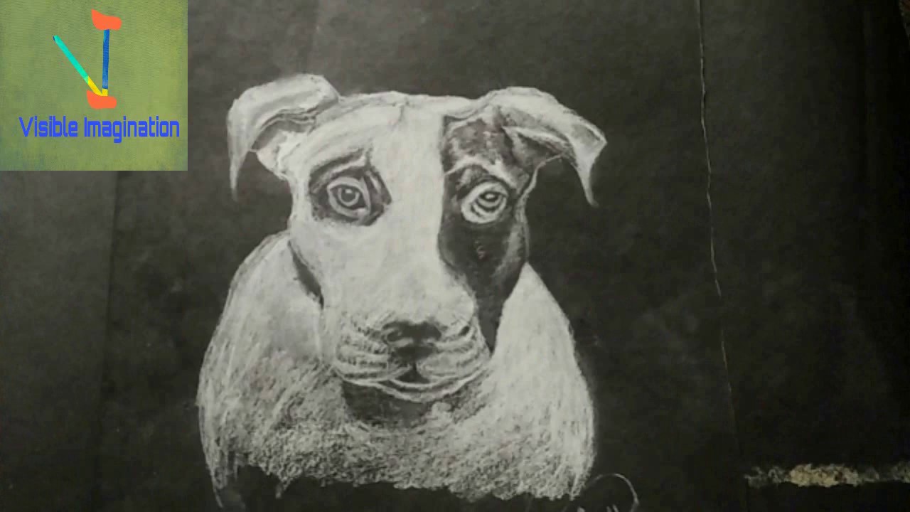 1280x720 white chalk drawing on black paper - White Chalk Drawings