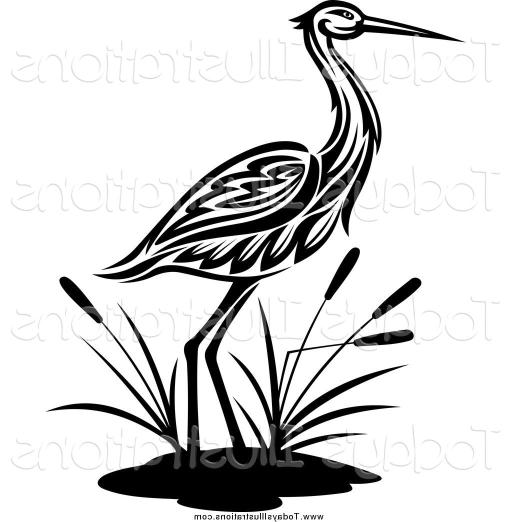 1024x1044 Best Hd Clipart Of Black And White Crane - White Crane Drawing